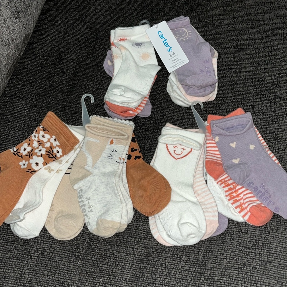 3 packs of girls sock